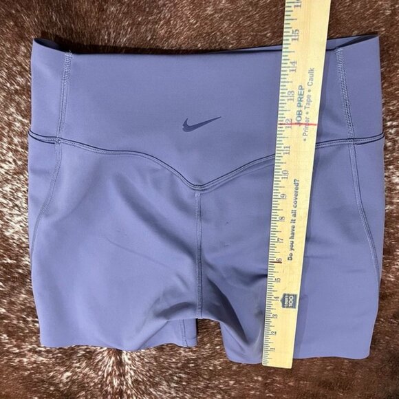 Nike Universa High-Waisted 5" Biker Shorts Dusty Amethyst Purple Women’s Small - Picture 10 of 13